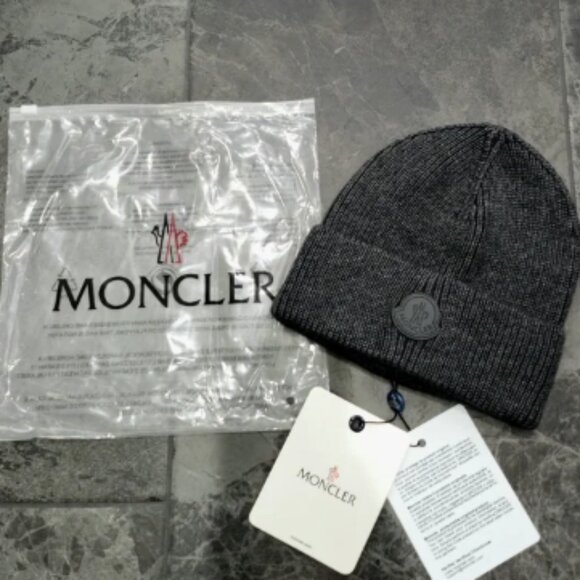 Moncler Charcoal Gray Tonal - Logo Patch - NWT - Picture 1 of 8